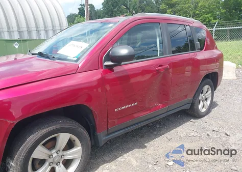 2014 Jeep Compass Sport из США, поврежденный, VIN 1C4NJDBBXED924079
